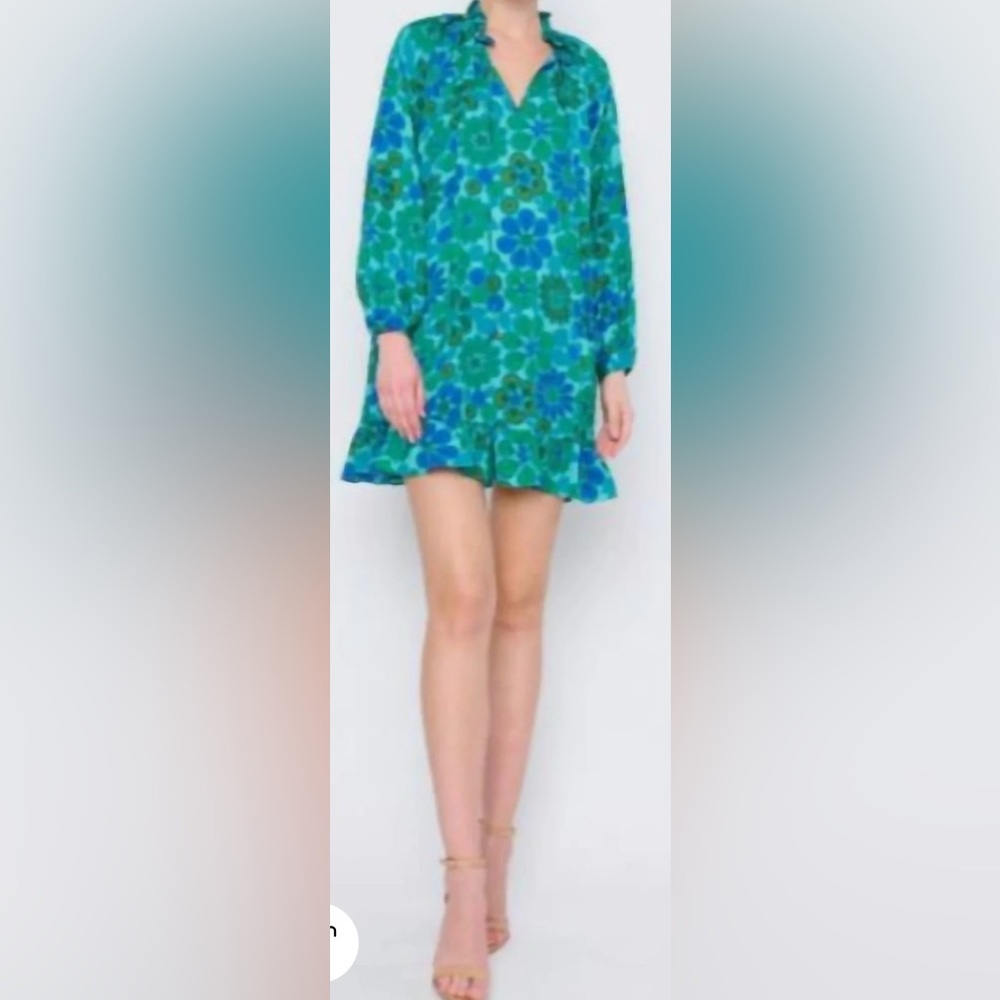 NEW FLORA BEA kadence dress in funky fest NWT Tag size Small. Fits 2-slim 6